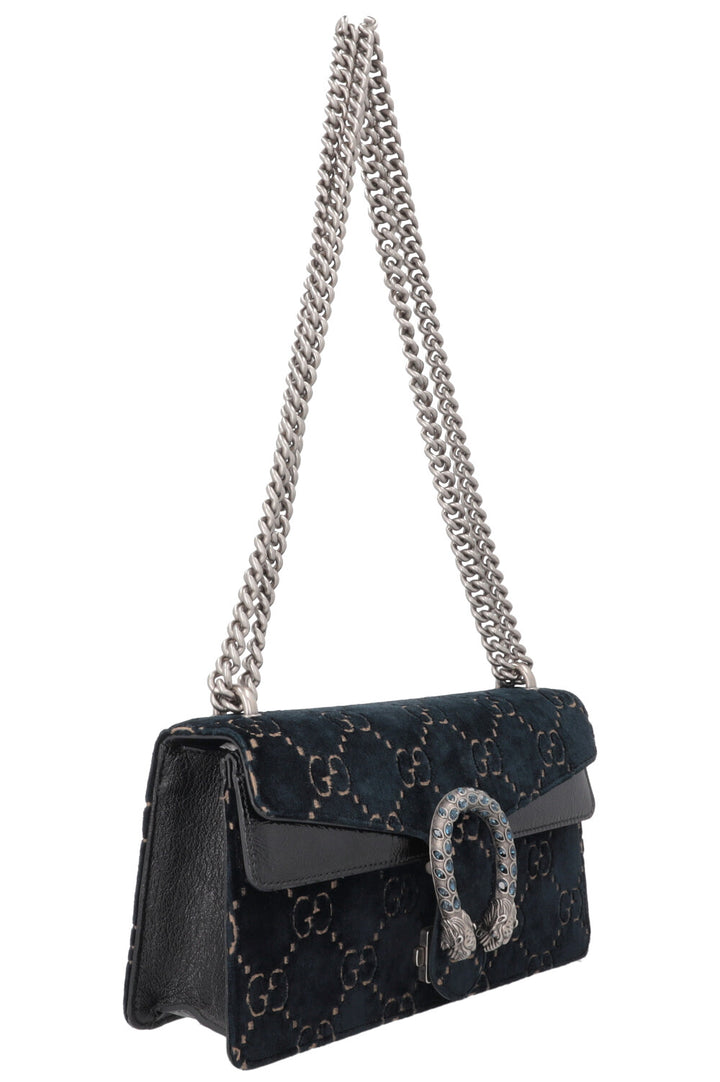 GUCCI Small Dionysos GG Velvet Black