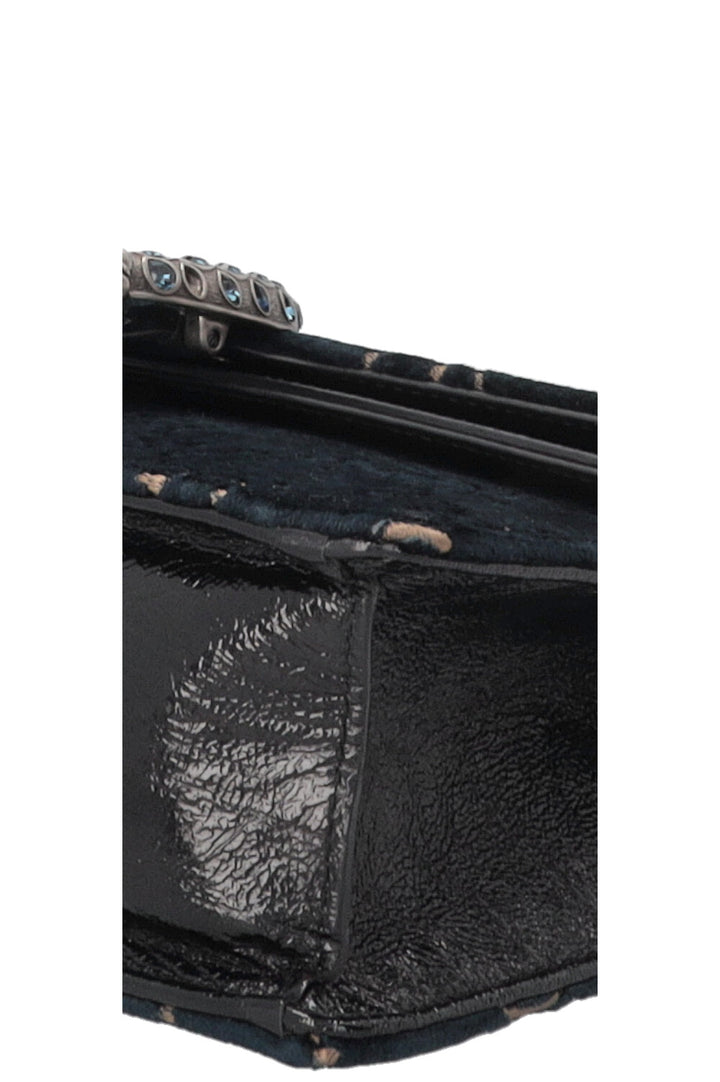 GUCCI Small Dionysos GG Velvet Black