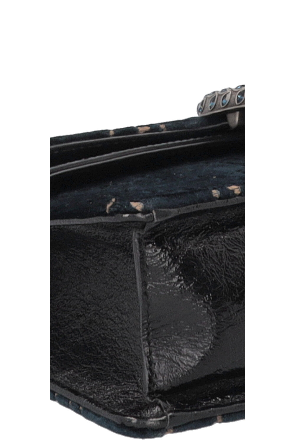 GUCCI Small Dionysos GG Velvet Black