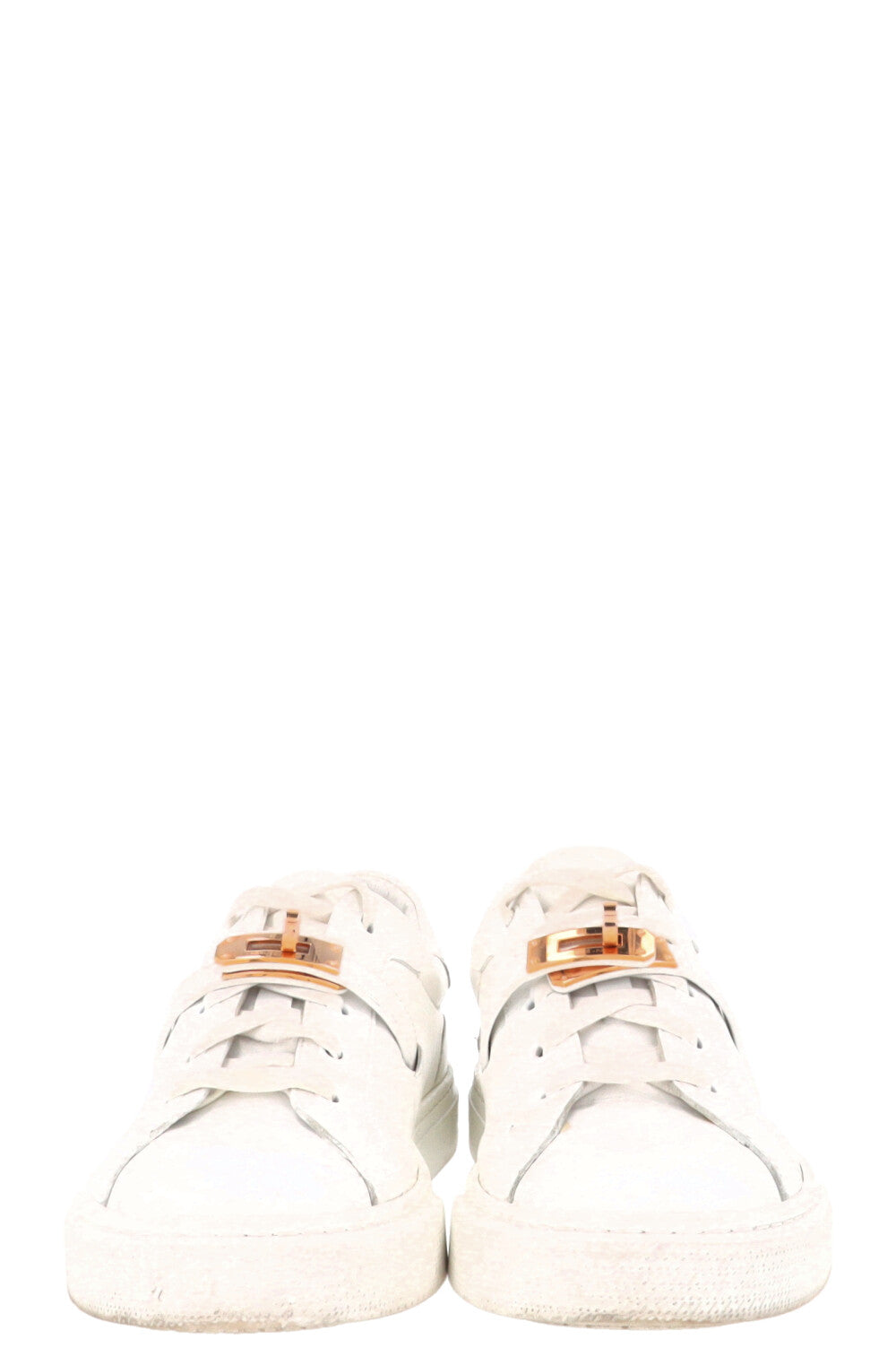 HERMÉS Baskets Kelly Cuir blanc