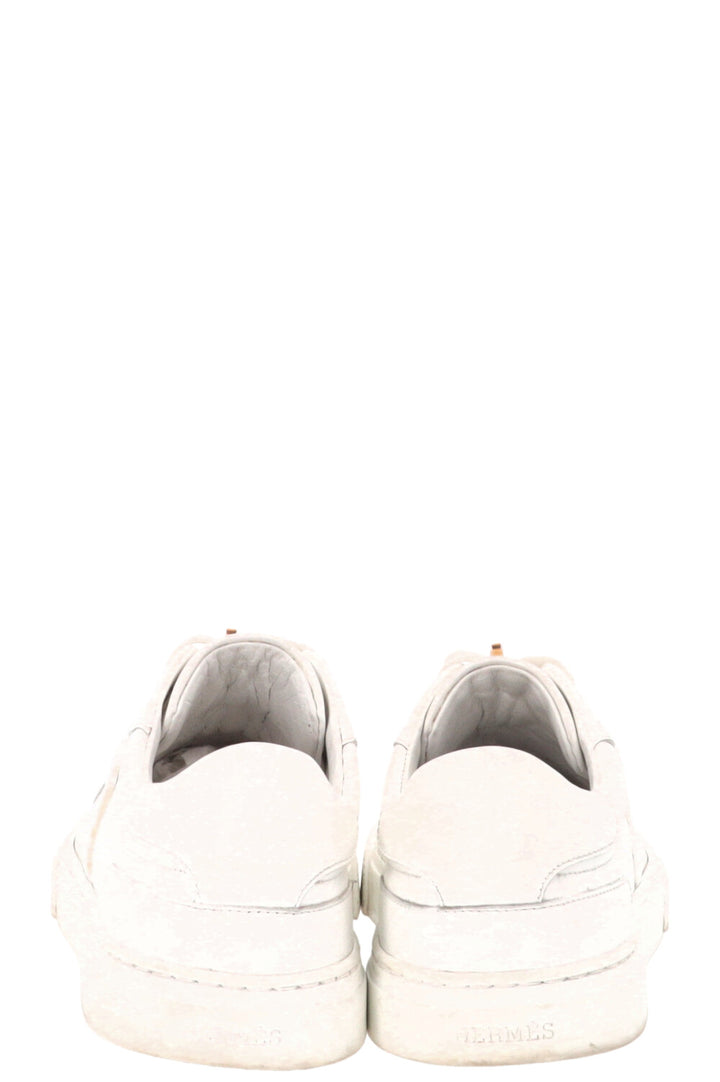 HERMÉS Baskets Kelly Cuir blanc