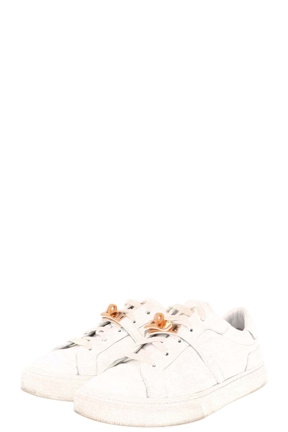 HERMÉS Baskets Kelly Cuir blanc