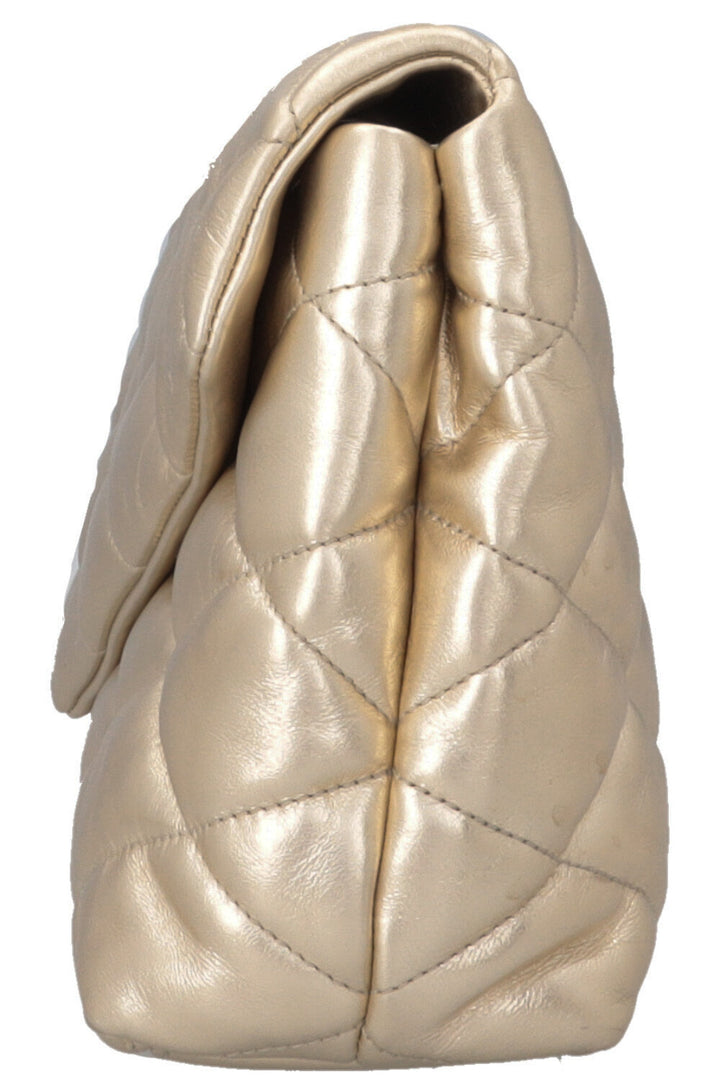 SAINT LAURENT Sade Envelope Clutch Leather Gold