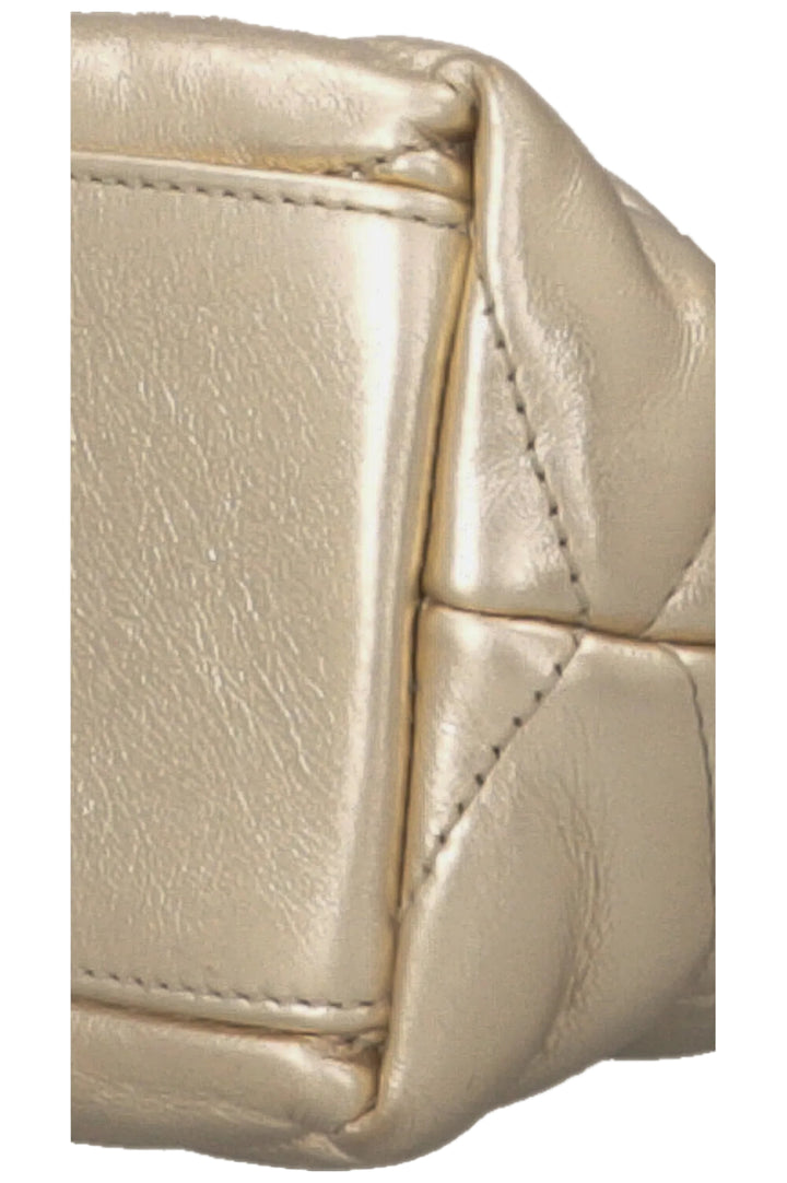 SAINT LAURENT Sade Envelope Clutch Leather Gold