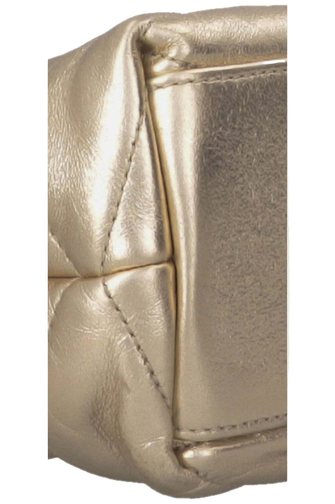SAINT LAURENT Sade Envelope Clutch Leather Gold