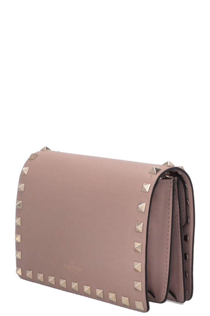 VALENTINO Rockstud Mini Crossbody Bag Nude