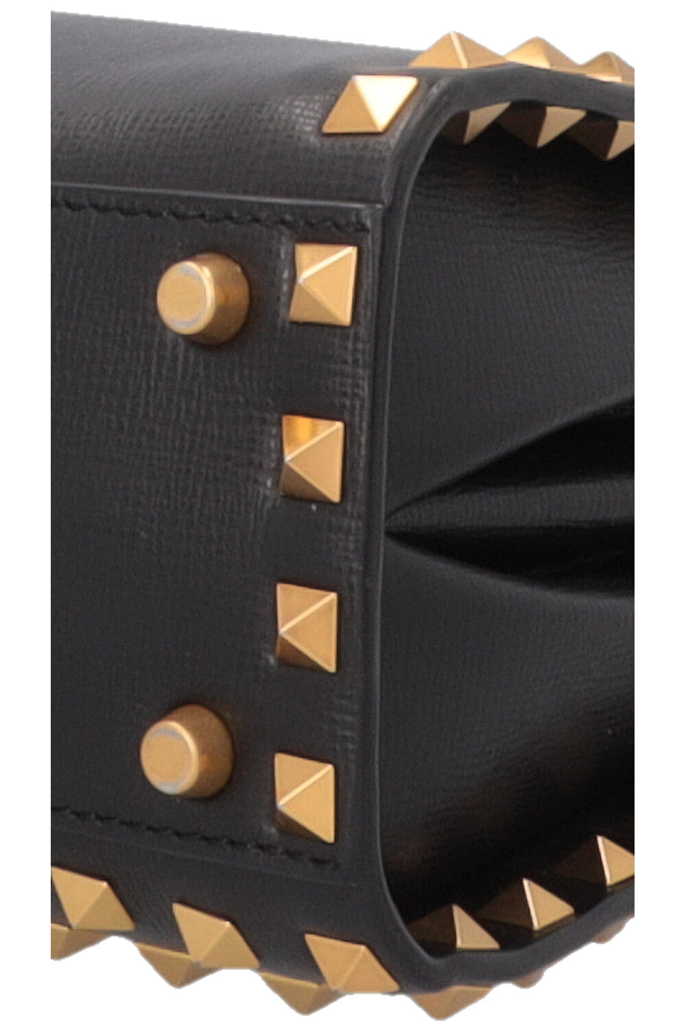 VALENTINO Rockstud Alcove Hand Bag Leather Black