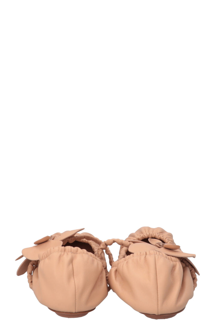 ZIMMERMANN Ballerines Orchid Cuir Nude