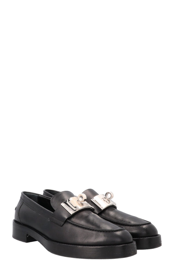 HERMÈS Hot Loafers Black