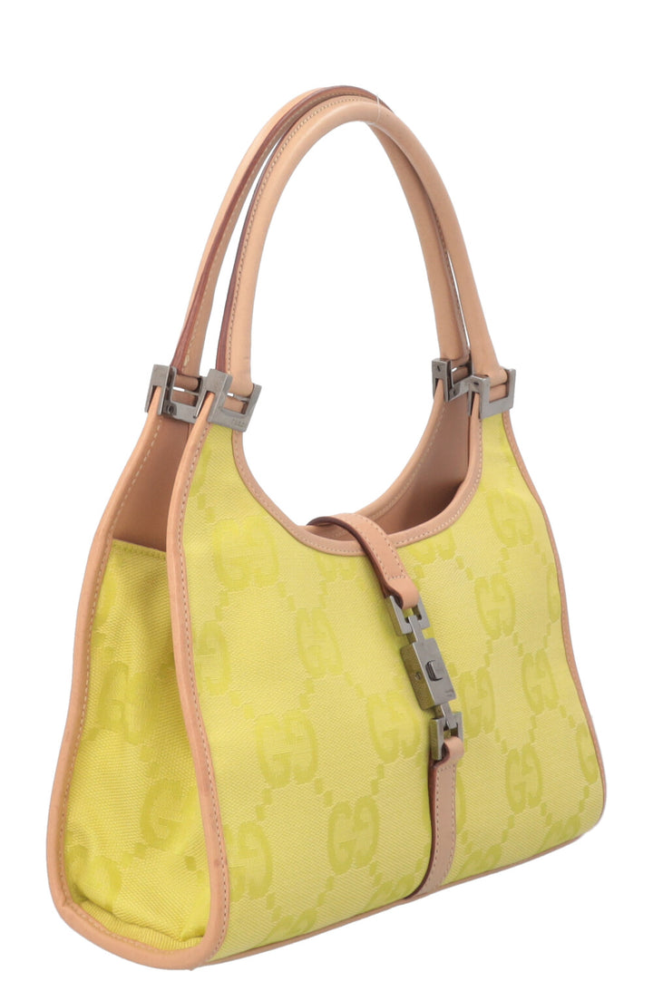 GUCCI Jackie Bardot Bag Lime