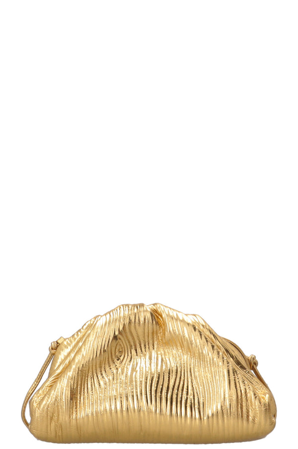 BOTTEGA VENETA The Mini Pouch Metallic Gold