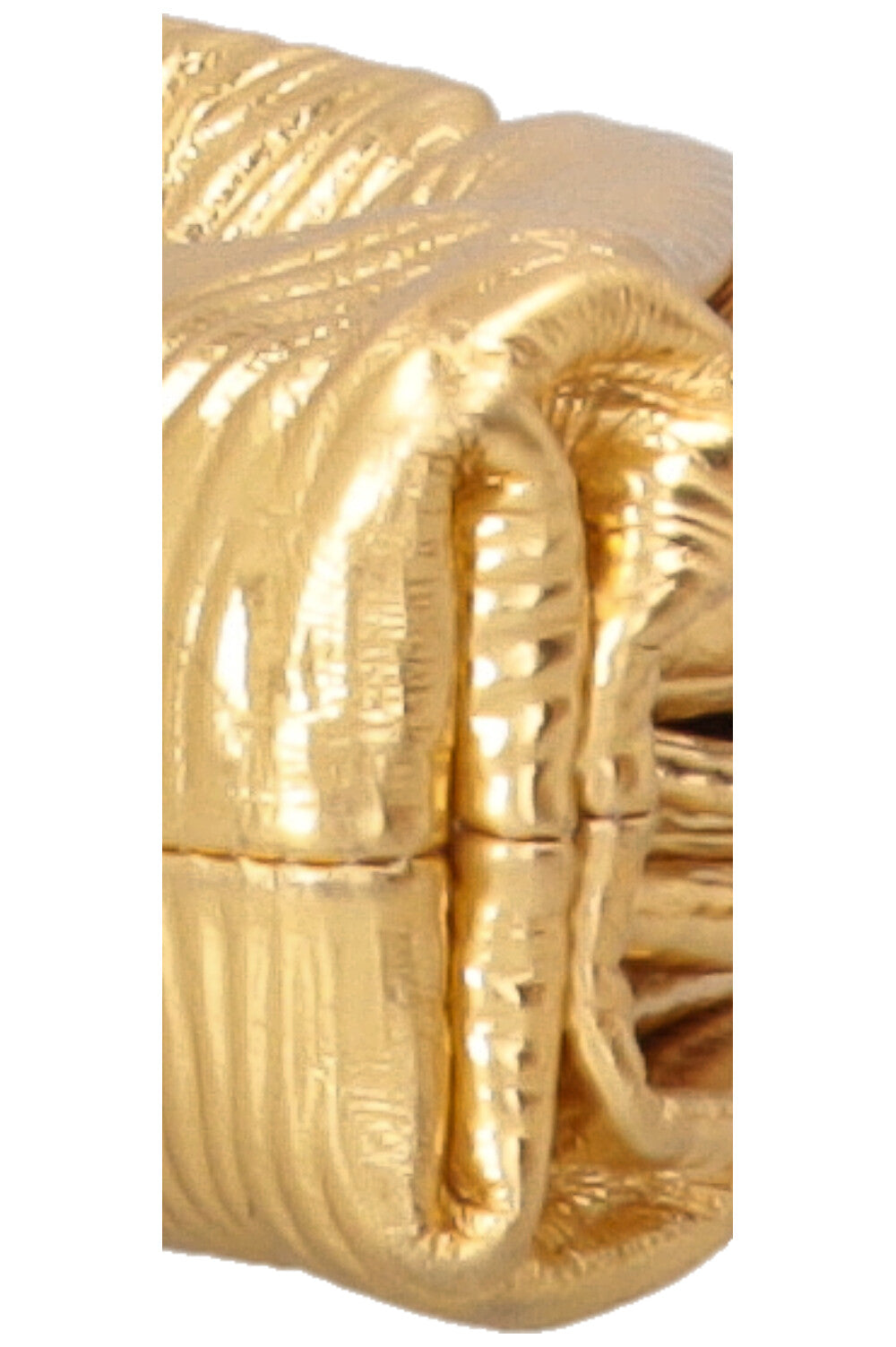 BOTTEGA VENETA The Mini Pouch Metallic Gold