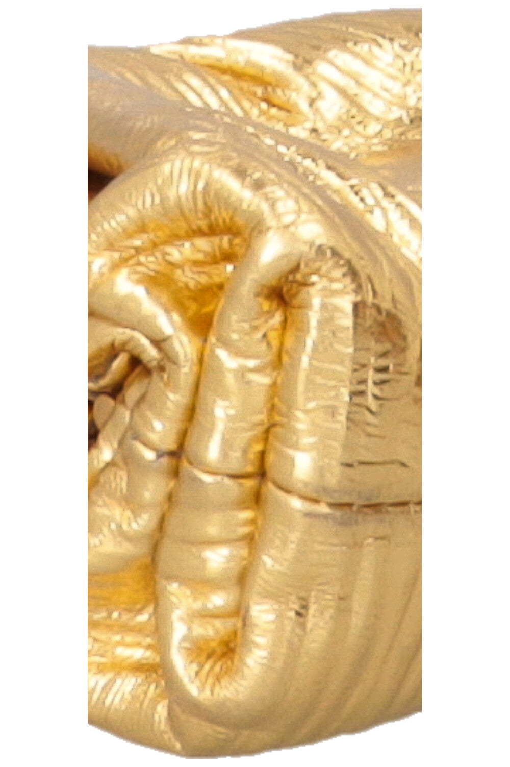 BOTTEGA VENETA The Mini Pouch Metallic Gold