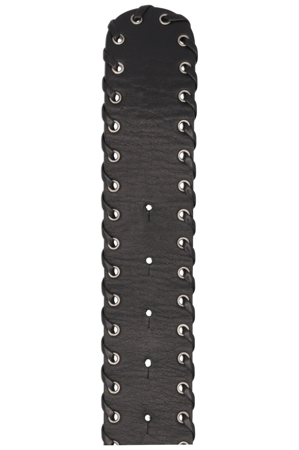 CHRISTIAN DIOR D Logo Belt Leather Black