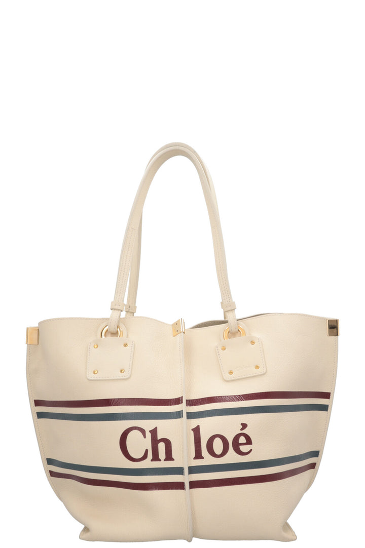 CHLOÉ Vick Tote Bag Ivory