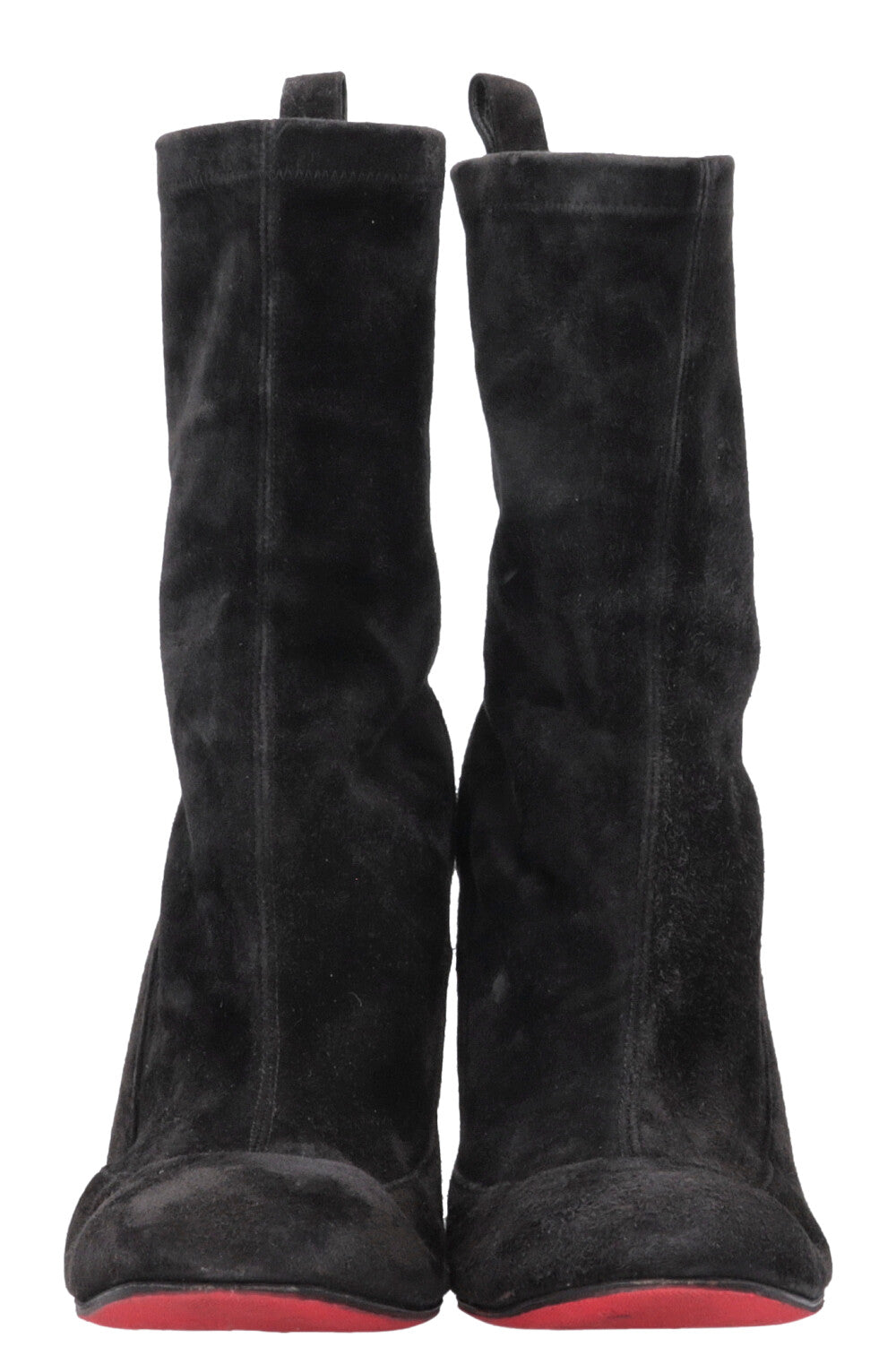 CHRISTIAN LOUBOUTIN Ankle Boots Suede Black