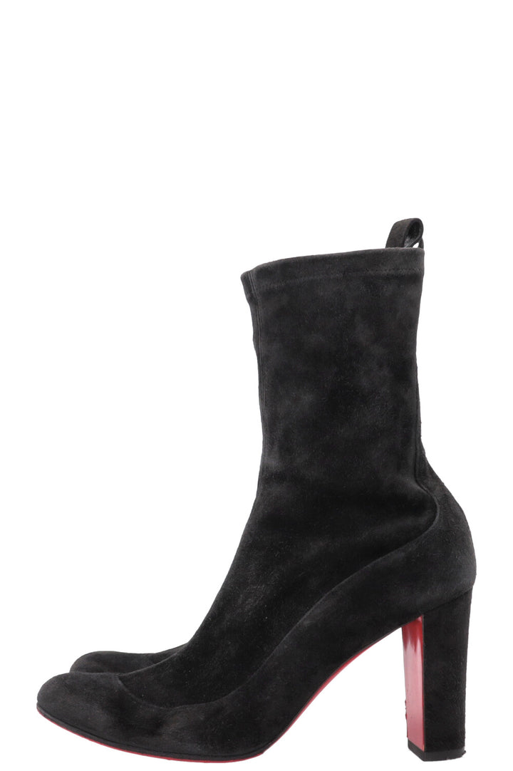 CHRISTIAN LOUBOUTIN Ankle Boots Suede Black