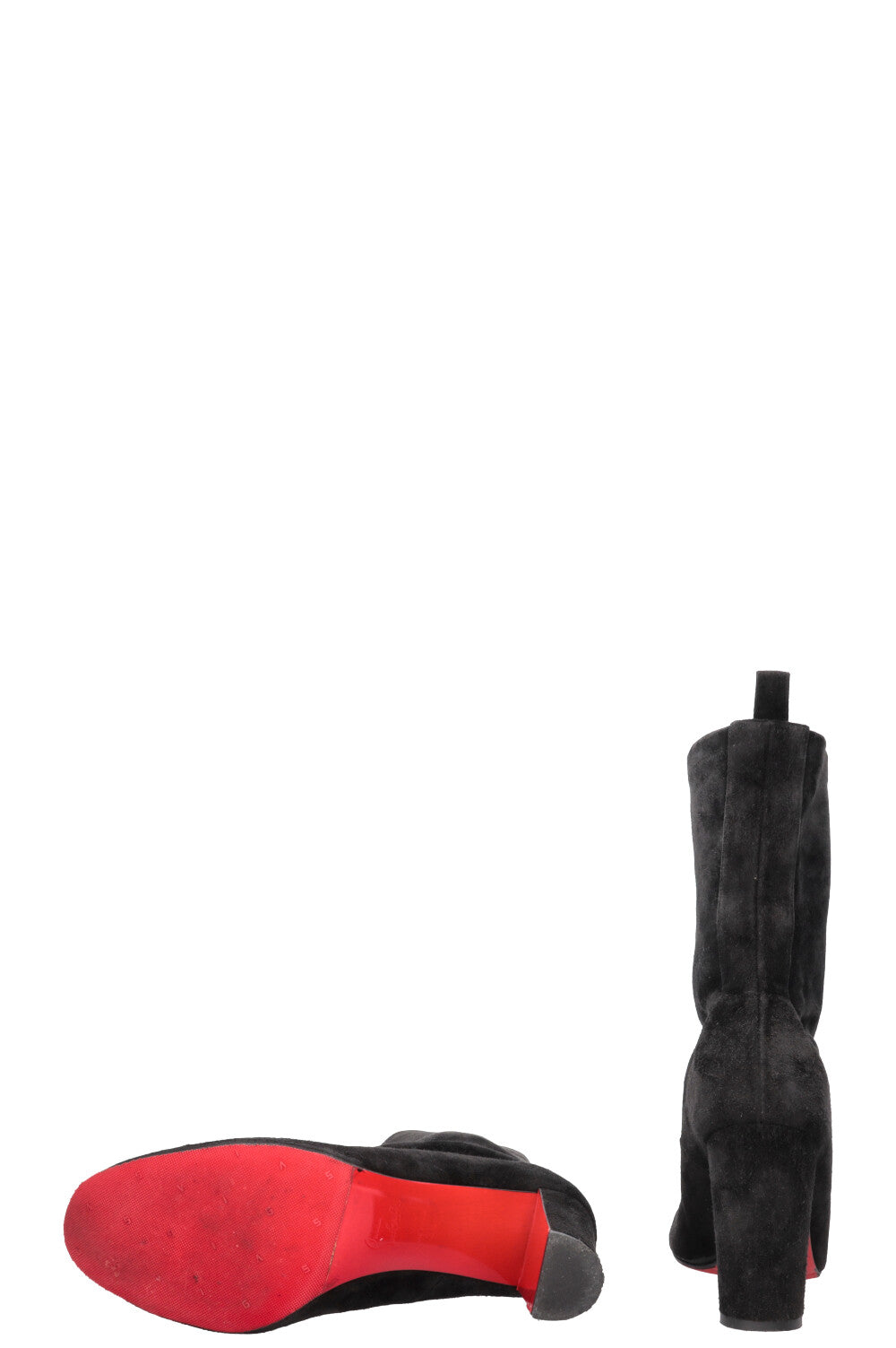 CHRISTIAN LOUBOUTIN Ankle Boots Suede Black