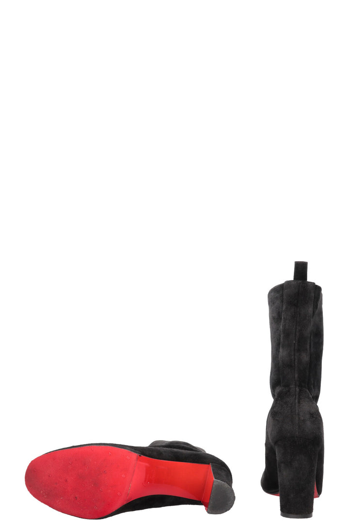 CHRISTIAN LOUBOUTIN Ankle Boots Suede Black