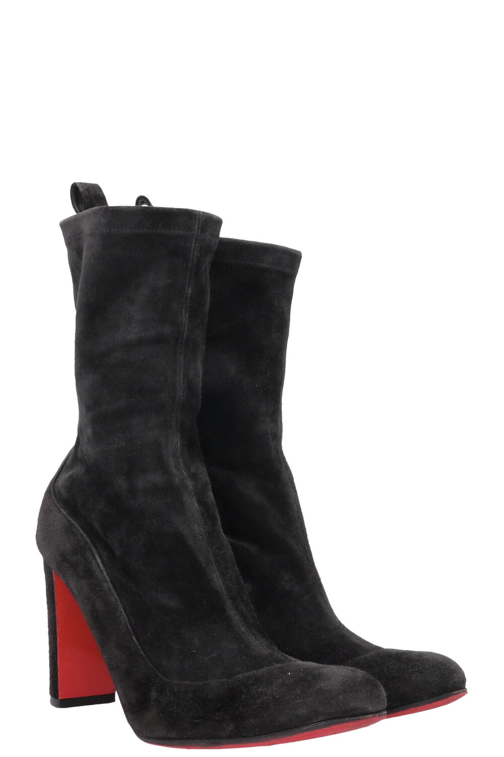 CHRISTIAN LOUBOUTIN Ankle Boots Suede Black