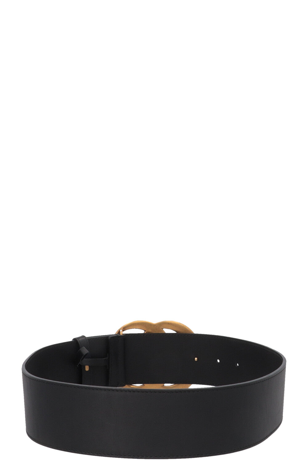 GUCCI Big Marmont GG Belt Crystal Black