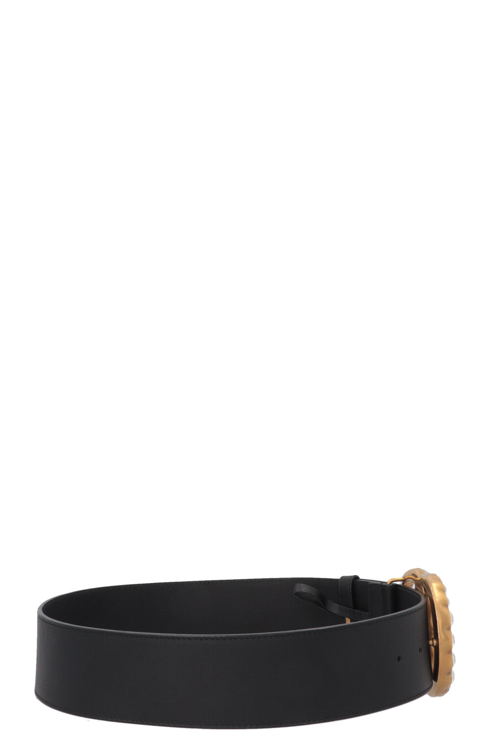 GUCCI Big Marmont GG Belt Crystal Black