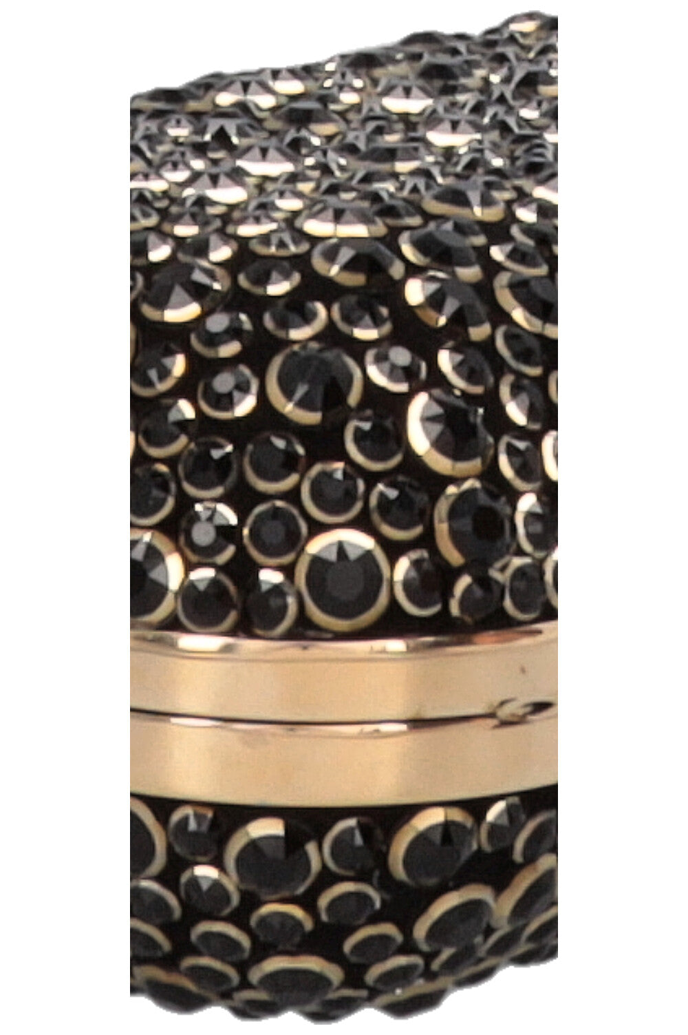 JIMMY CHOO Pochette Halo Cloud en cristal Swarovski noir