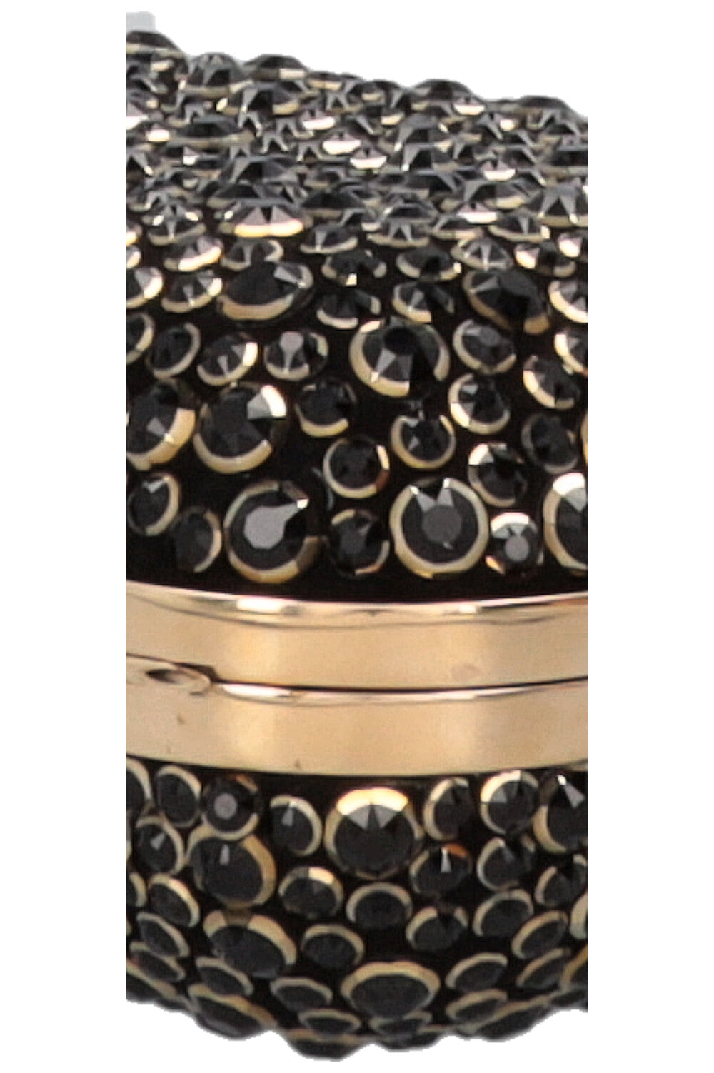 JIMMY CHOO Pochette Halo Cloud en cristal Swarovski noir