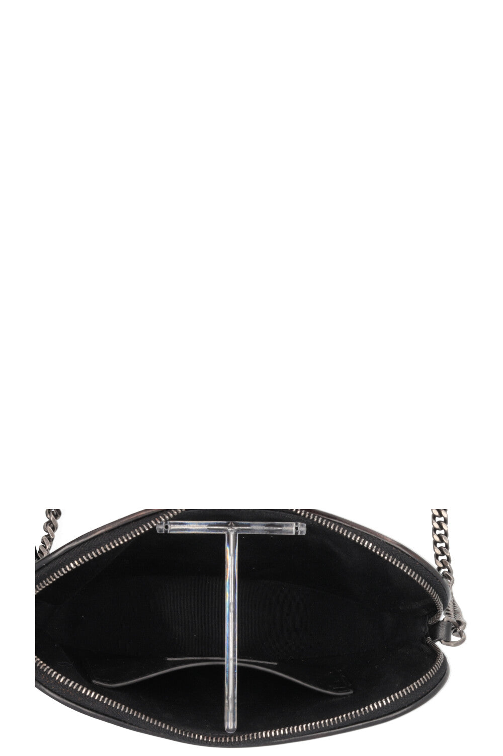 SAINT LAURENT Sac bandoulière Boîte Love Heart Noir