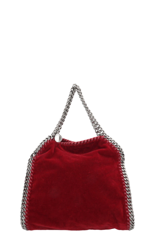 STELLA MCCARTNEY Falabella Bag Small Velvet Red