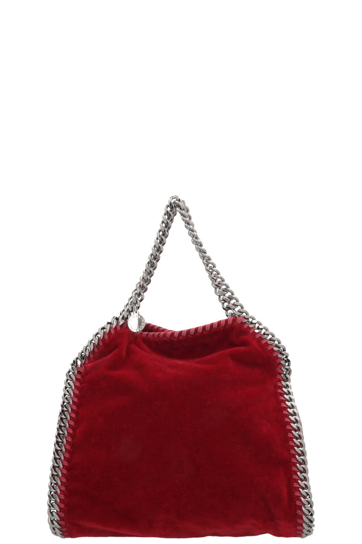 STELLA MCCARTNEY Falabella Bag Small Velvet Red