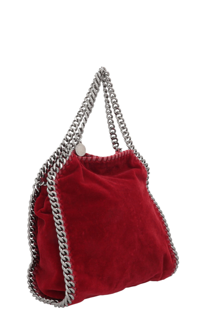 STELLA MCCARTNEY Falabella Bag Small Velvet Red