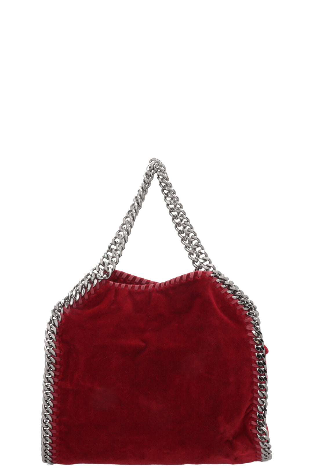 STELLA MCCARTNEY Falabella Bag Small Velvet Red