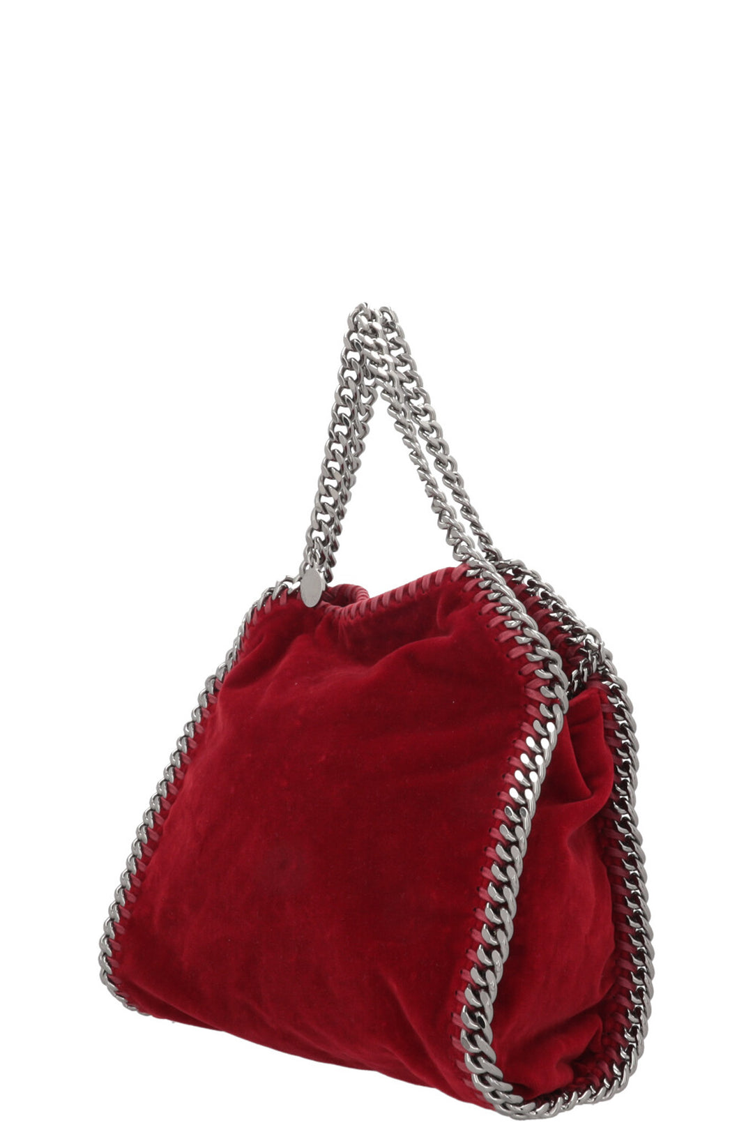 STELLA MCCARTNEY Falabella Bag Small Velvet Red