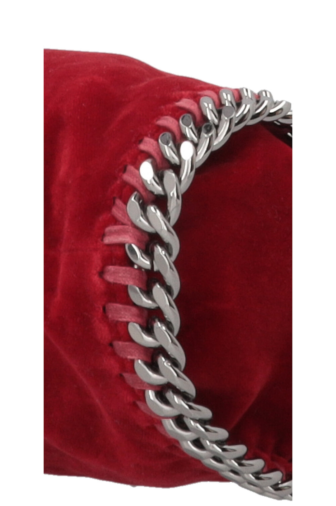STELLA MCCARTNEY Falabella Bag Small Velvet Red