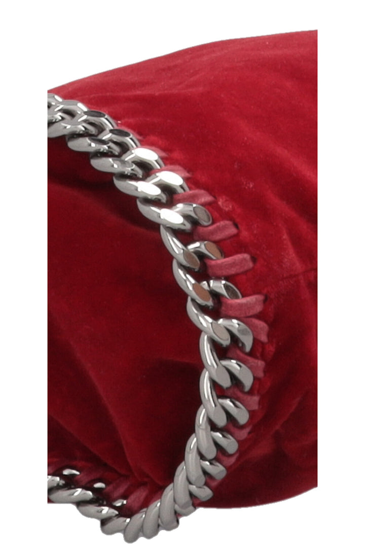 STELLA MCCARTNEY Falabella Bag Small Velvet Red