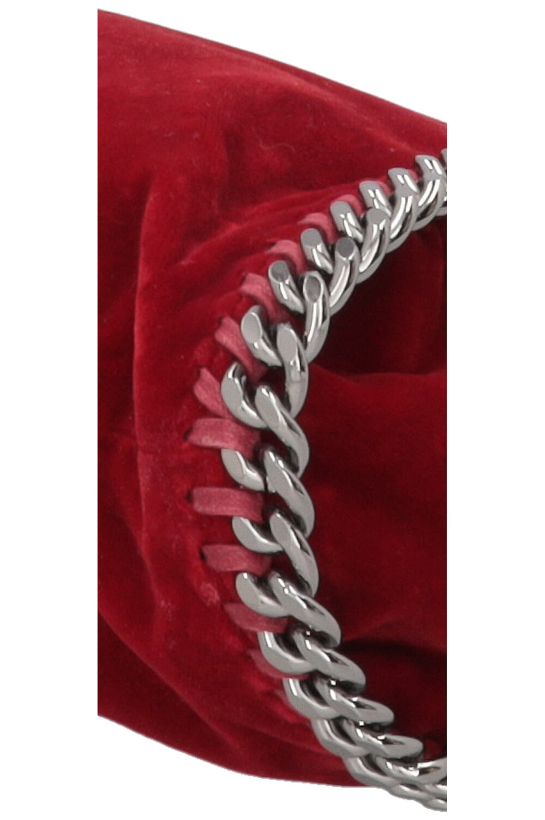 STELLA MCCARTNEY Falabella Bag Small Velvet Red