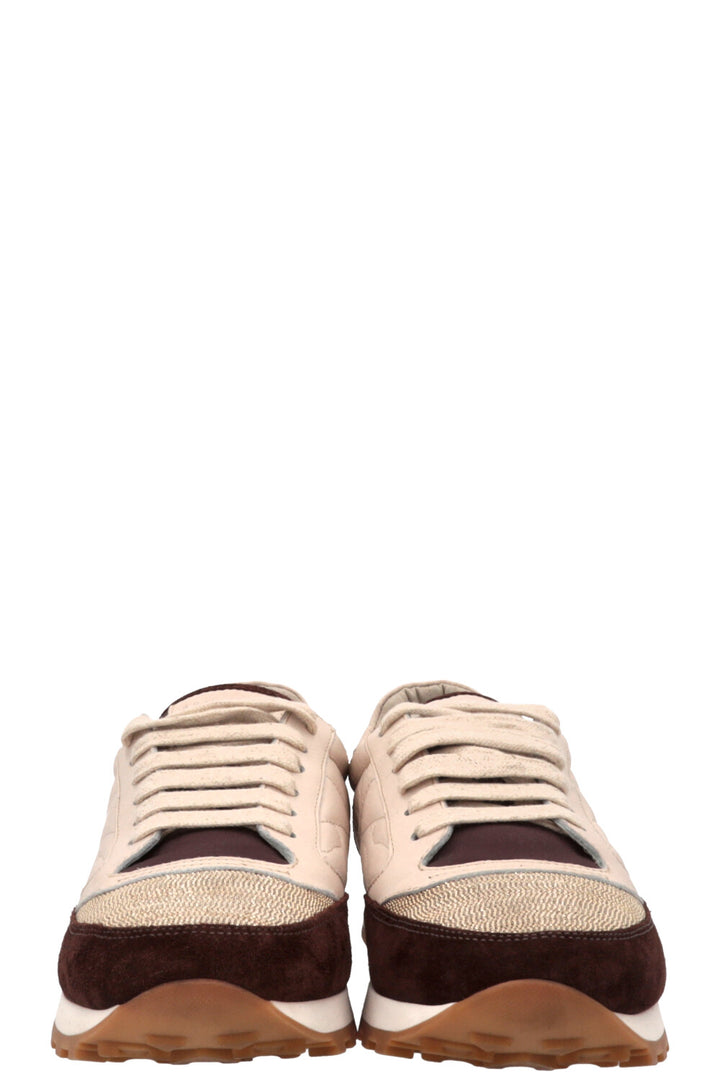 BRUNELLO CUCINELLI Sneakers Suede Brown Ivory