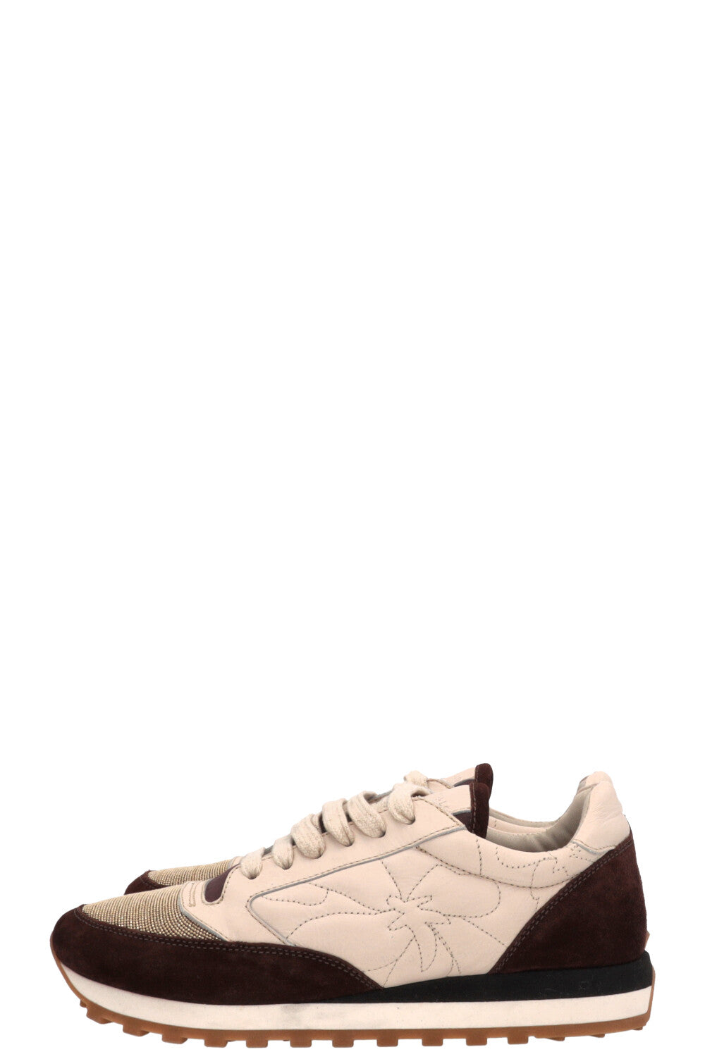 BRUNELLO CUCINELLI Sneakers Suede Brown Ivory