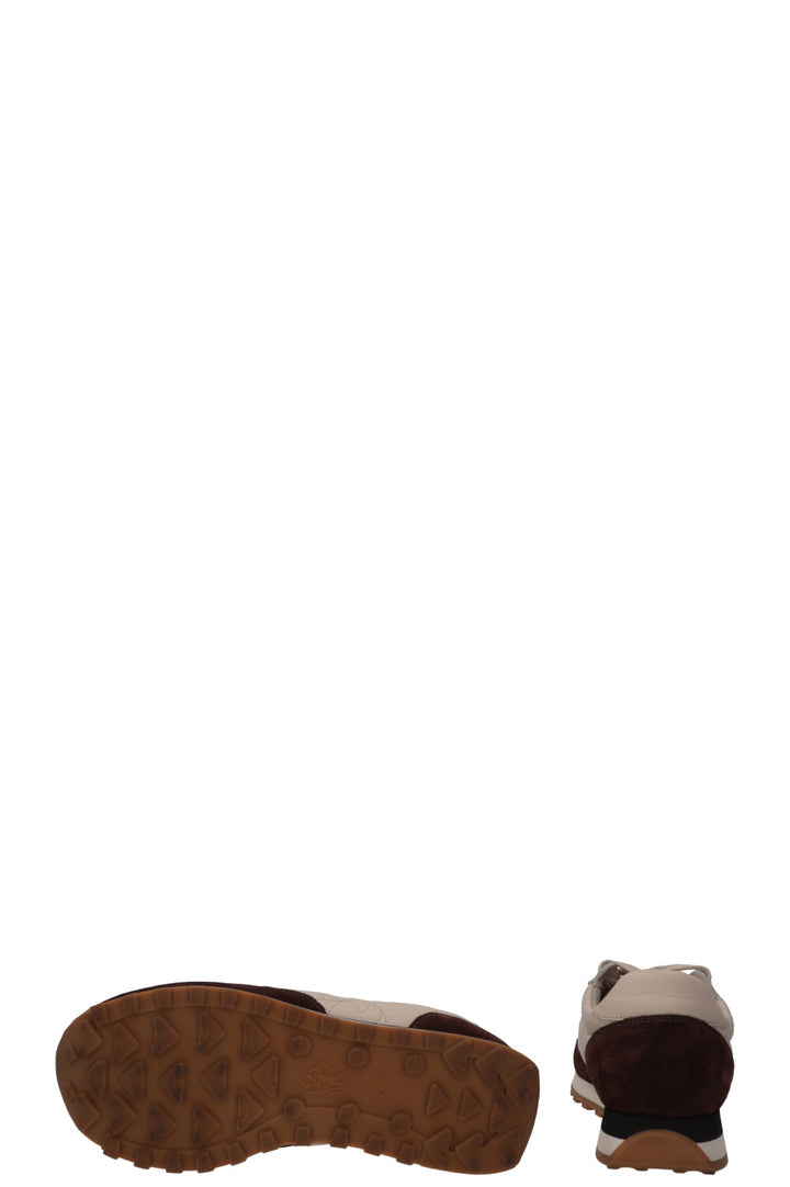 BRUNELLO CUCINELLI Sneakers Suede Brown Ivory