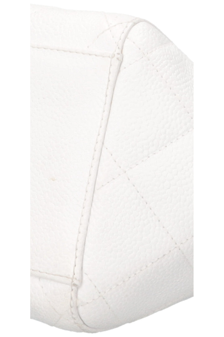 CHANEL Shoulder Bag Caviar White