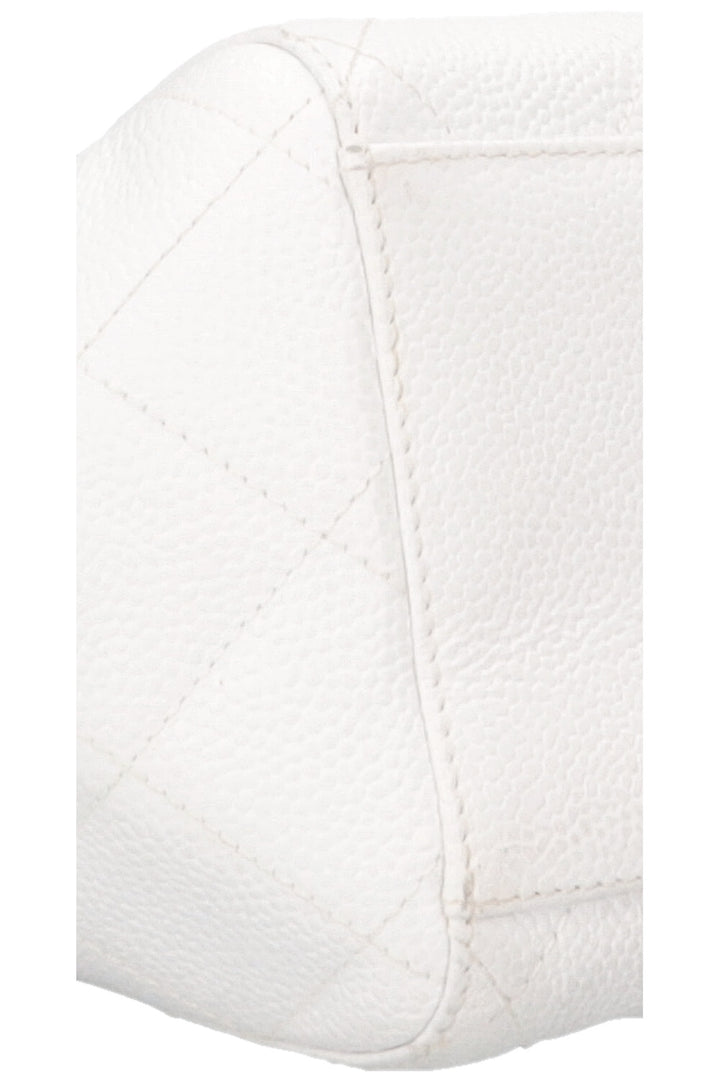 CHANEL Shoulder Bag Caviar White
