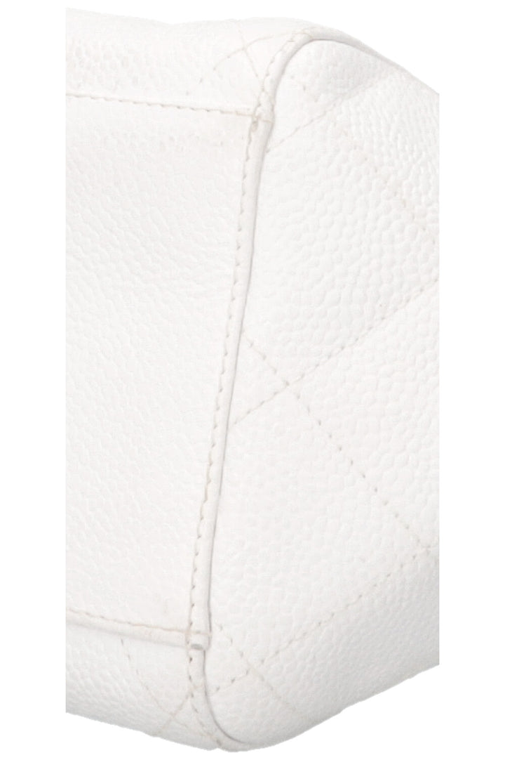 CHANEL Shoulder Bag Caviar White
