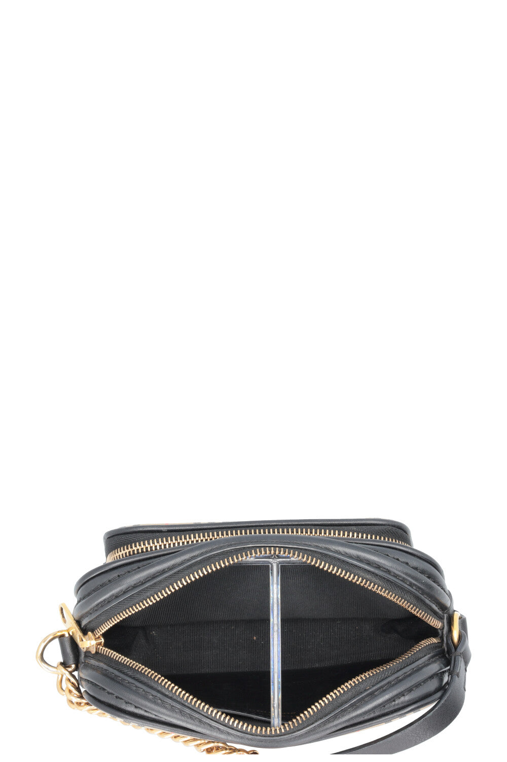 BURBERRY 1983 Check Link Camera Bag Canvas Beige Black