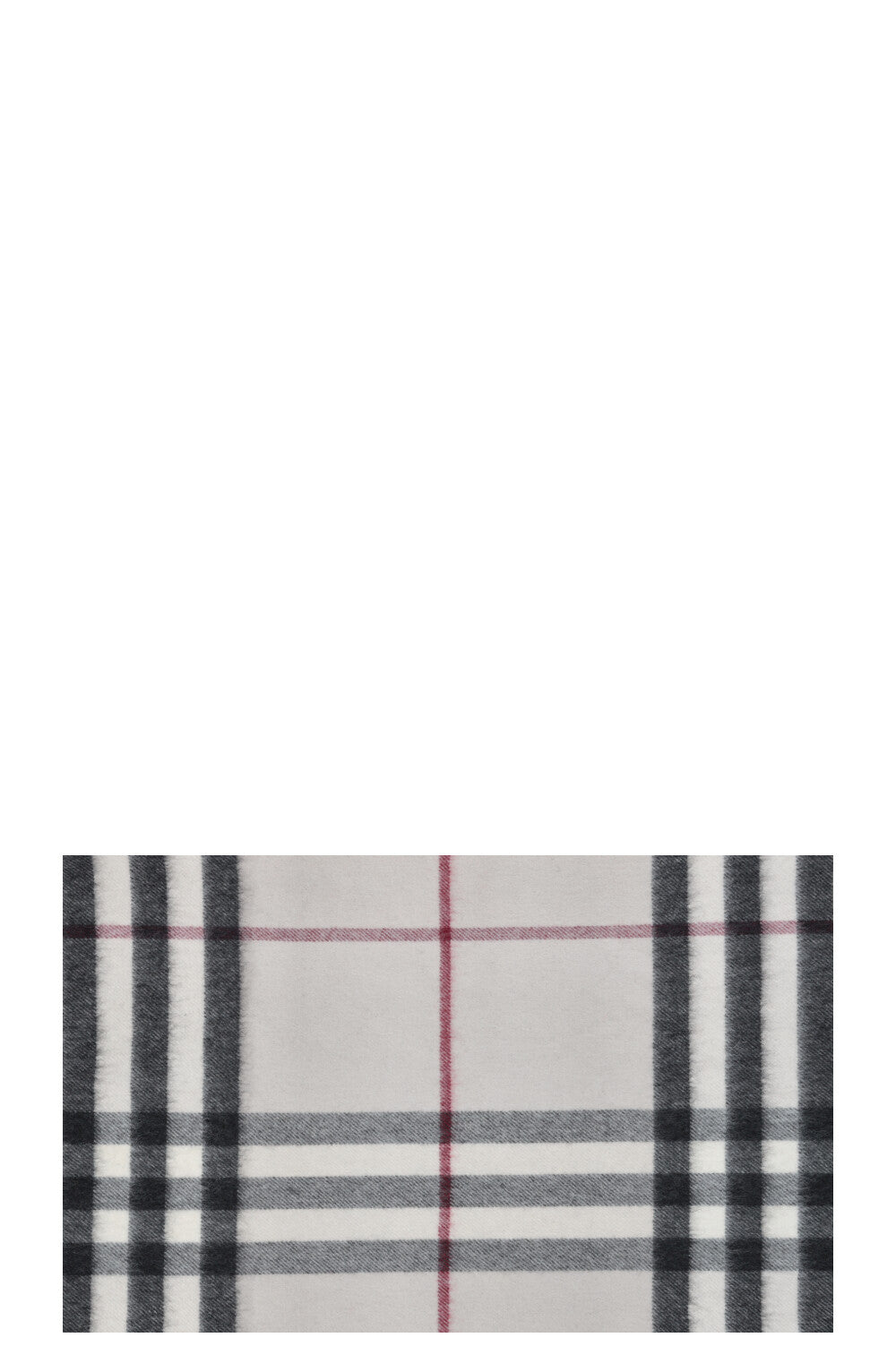 BURBERRY Check Print Scarf Cashmere Sand