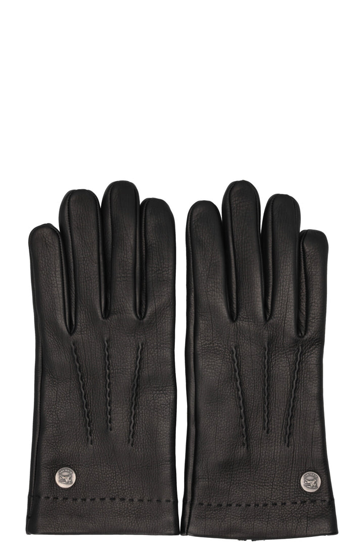 BURBERRY Handschuhe Leder Schwarz