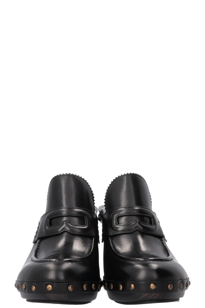 BURBERRY Mules Leather Black