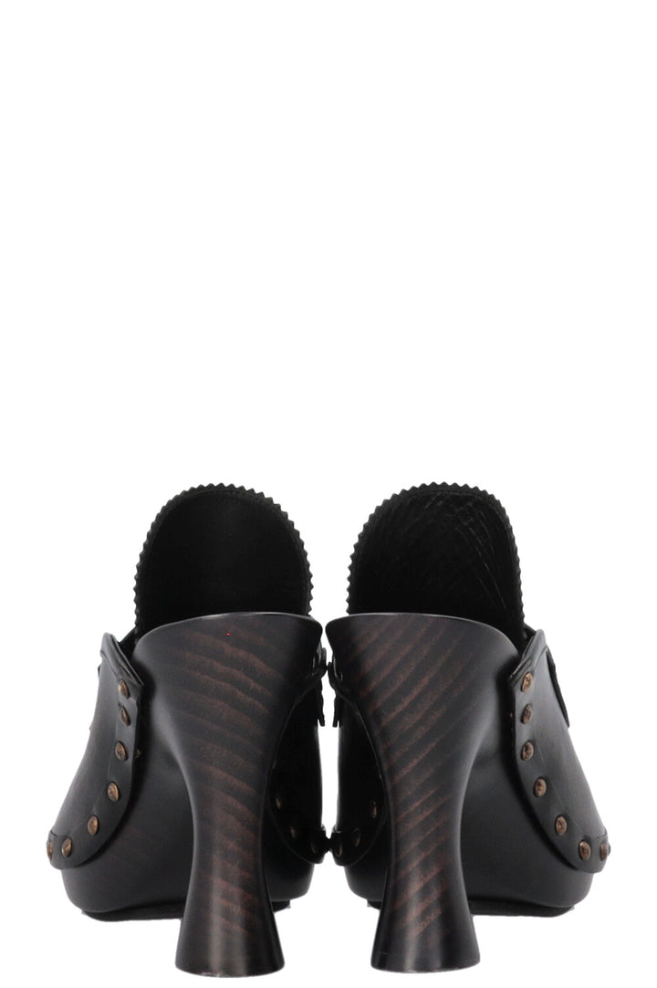 BURBERRY Mules Leather Black