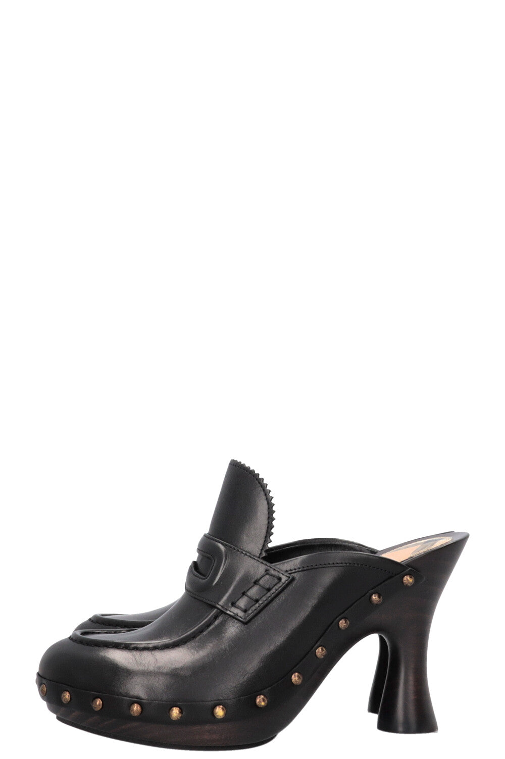 BURBERRY Mules Leather Black