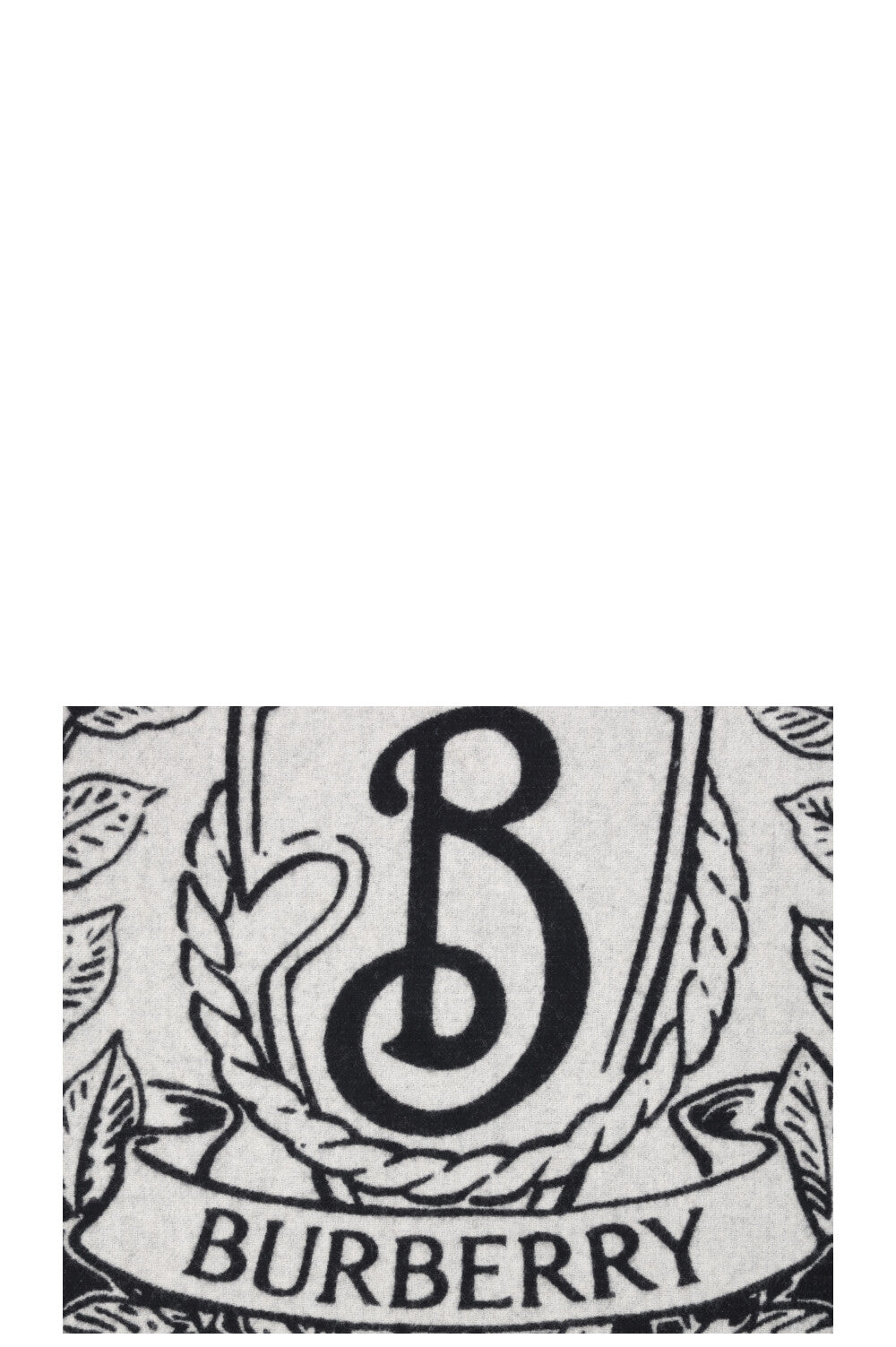 BURBERRY Prorsum Reversible Stormy Knight Scarf Cashmere Black
